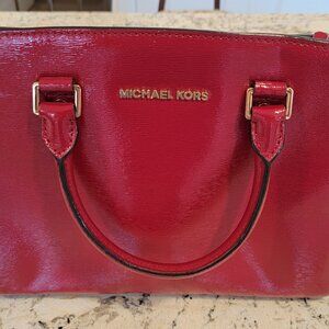 Michael Kors Red Patent Leather handbag